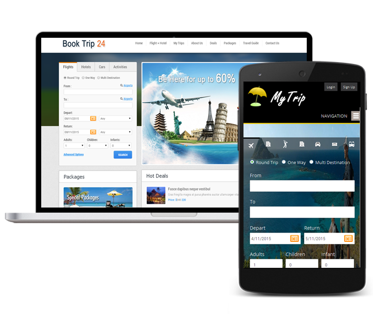 Travel Website SEO - Mobile responsive